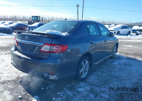 2011 Toyota Corolla S from USA, damaged, VIN 2T1BU4EE9BC561394